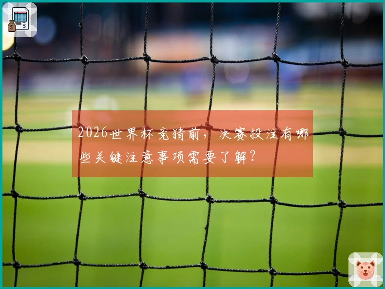 2026世界杯竞猜前，决赛投注有哪些关键注意事项需要了解？